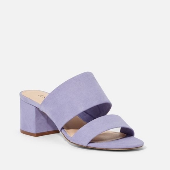 Lilac Block Heel Sandal - Picture 3 of 5